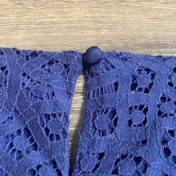 J. Crew Factory Short Sleeve Lace Top - Picture 5 of 5